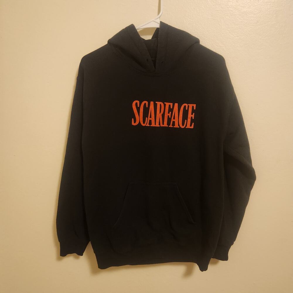 Scarface Hoodie With Pockets, No Draw String Size… - image 1